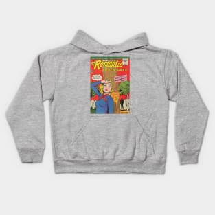 Vintage "Romantic Adventures" Cover Kids Hoodie